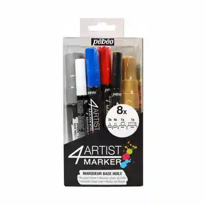 Pebeo Set Marcador Óleo 4Artist Surtidos