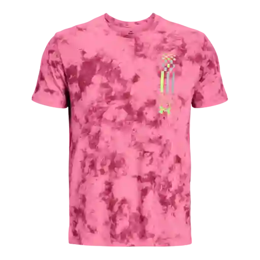 Under Armour Camiseta Run Anywhere T Hombre Rosado Talla SM