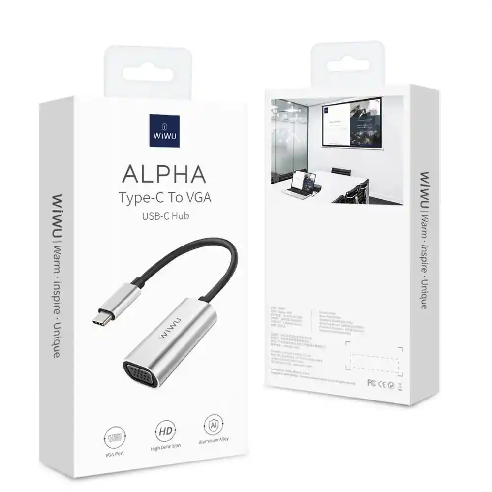 WiWU Adaptador Hub de Tipo C a Vga