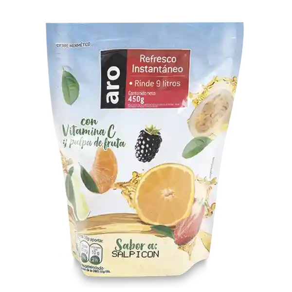 Aro Refresco Polvo Salpicon Rinde 9 L