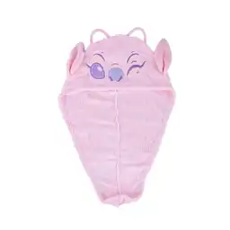 Toalla Para el Cabello Serie Stitch Disney Rosa Miniso