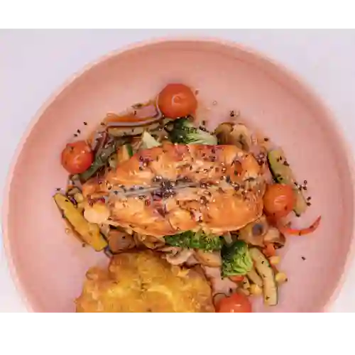 Salmón Teriyaki