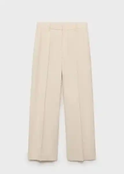 Pantalón Carlos Crudo Talla 38 Mujer Mango