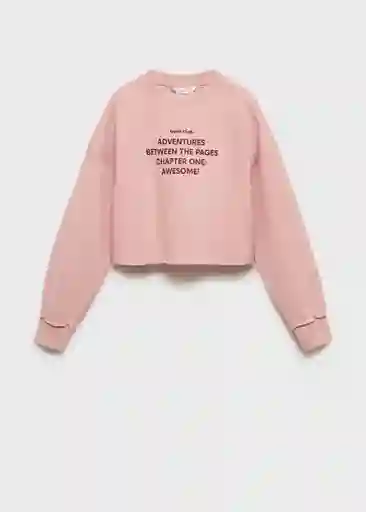 Sudadera Chapter Rosa Talla 10 Niñas Mango