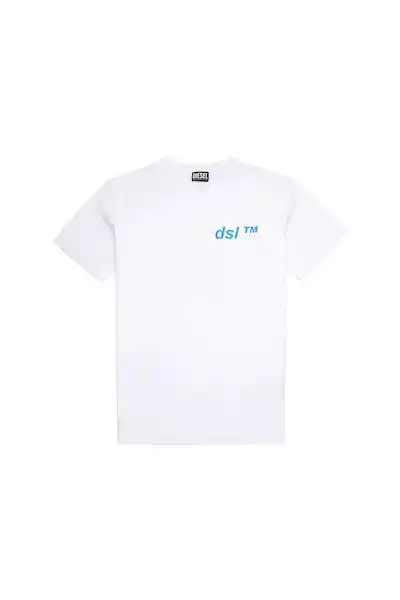 Diesel Camiseta Para Hombre T-Diegos-B5 Blanco Talla M