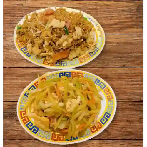 Combinado Pequeño Arroz y Chop Suey