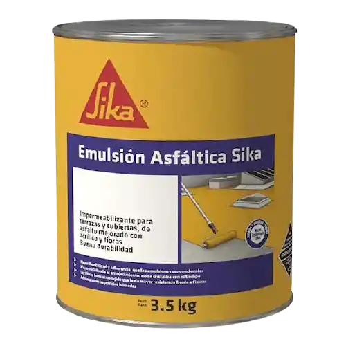 Sika Impermeabilizante Emulsión Asfáltica 3.5 Kg