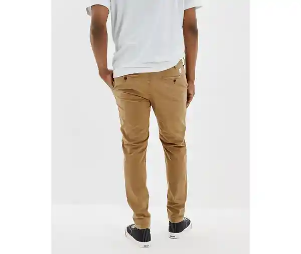 Pantalón Hombre Khaki Oscuro Talla 32 x 30 American Eagle