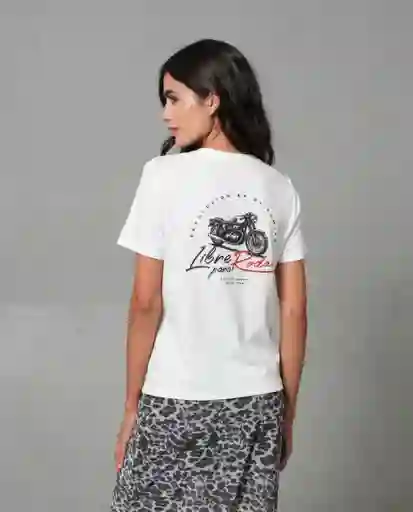 Camiseta Mujer Crudo M 202G015_CRU110104 Rifle