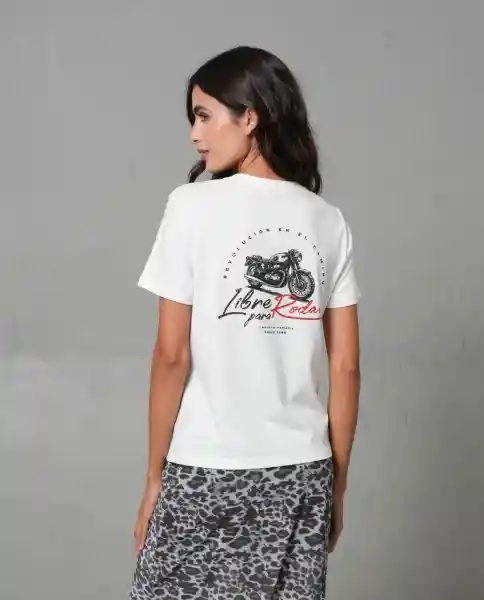 Camiseta Mujer Crudo M 202G015_CRU110104 Rifle
