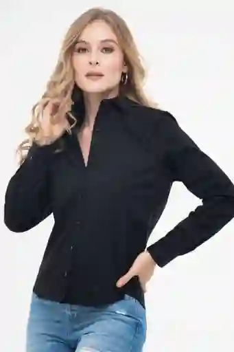 Camisa Impecable Color Negro Talla S Ragged