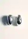 Pendientes Simon Plata Talla 99 Mujer Mango