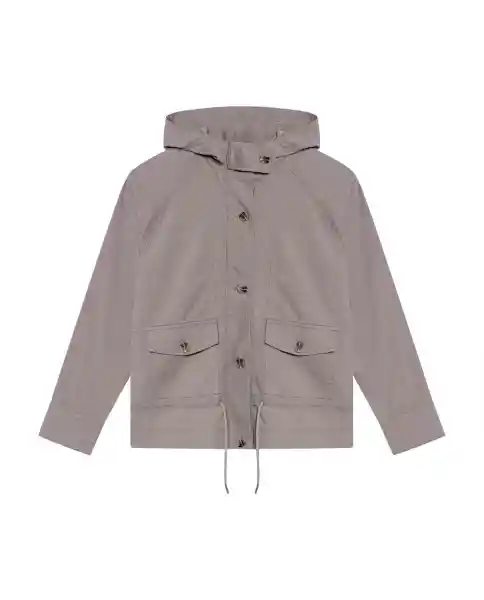 Chaqueta Cargo Femenino Gris Industrial Medio Talla S Chevignon