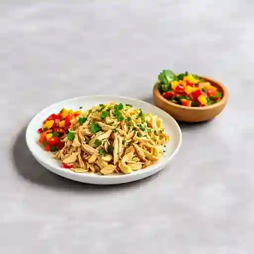 Pollo desmechado