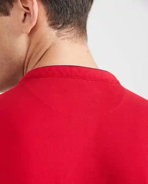 Camiseta Polo Details Contrast Rojo Chili Oscuro S Chevignon