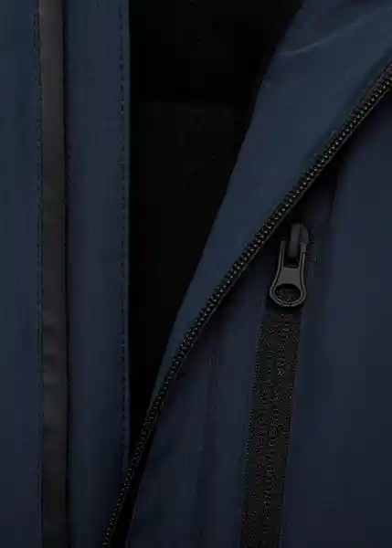 Abrigo Anorak Ignacio Navy Talla 10 Niños Mango