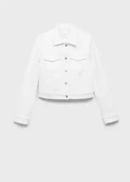 Chaqueta Cazadora Newvicky Blanco Talla S Mujer Mango
