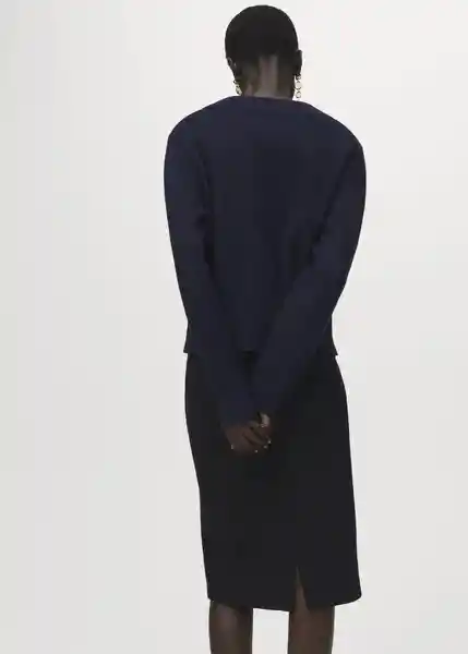 Cárdigan Anita Navy Talla M Mujer Mango