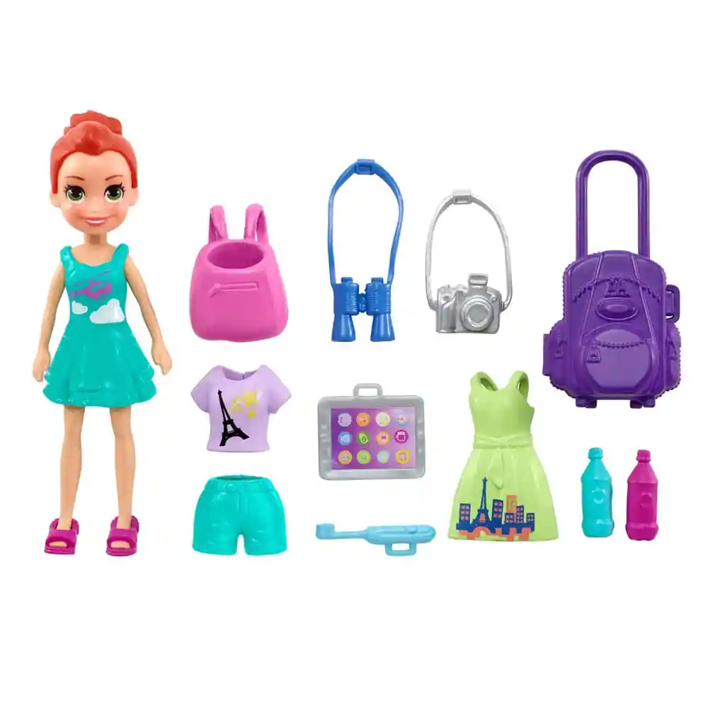 Polly Pocket Super Helicóptero De Viaje