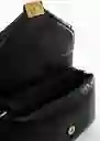 Bolso P Falco Negro Mujer Mango