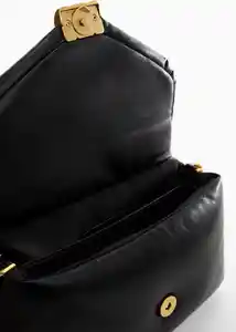 Bolso P Falco Negro Mujer Mango