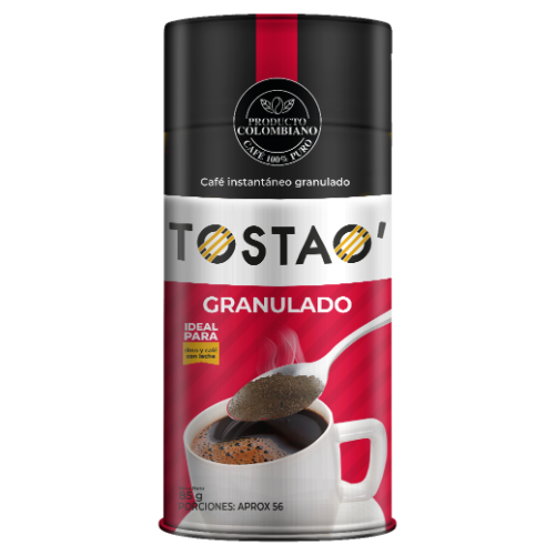 Café Instantáneo Granulado 85G Tostao