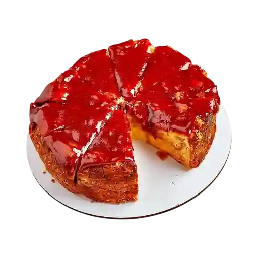 Pudin de queso con bocadillo