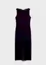 Vestido Mushu Negro Talla XS Mujer Mango