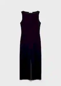 Vestido Mushu Negro Talla XS Mujer Mango