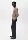 Pantalón Bologna Navy Talla 40 Hombre Mango
