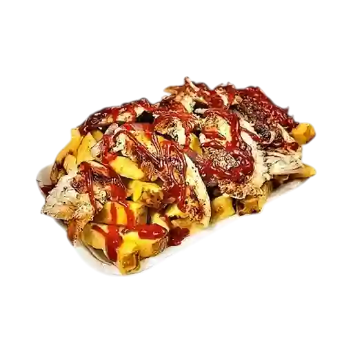 Salchipapas Ranchera-Pollo