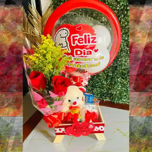 Ancheta con rosa