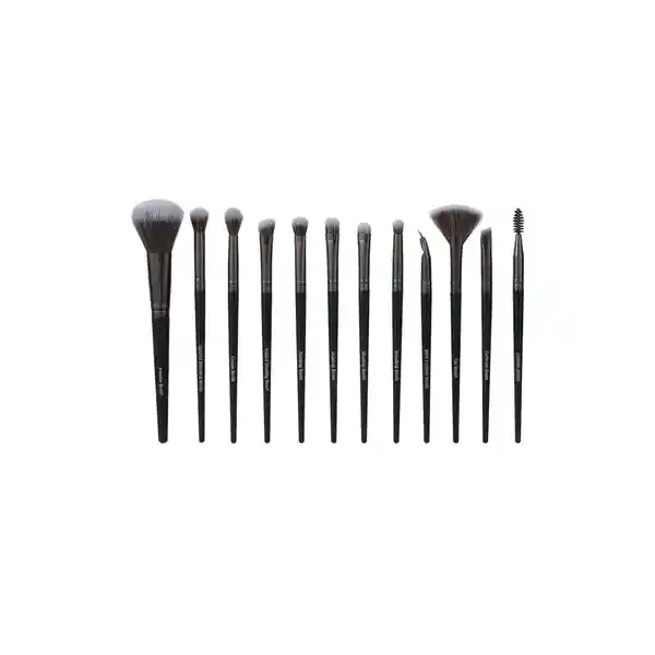 Miniso Kit De Brochas Premium De Maquillaje Negro