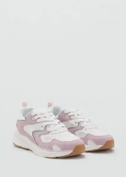 Tenis Deportiva Daisy Rosa Pastel Talla 33 Niñas Mango