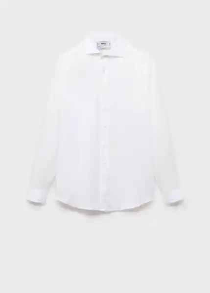 Camisa Marta Blanco Talla M Hombre Mango