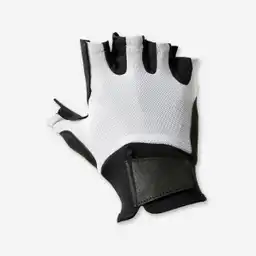 Domyos Guantes Para Gimnasio Unisex Blanco 500