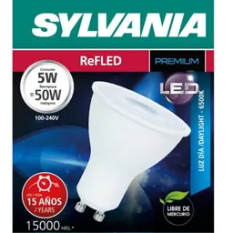 Sylvania Bombillo Led Luz Día 5W 380 Lúmenes GU10