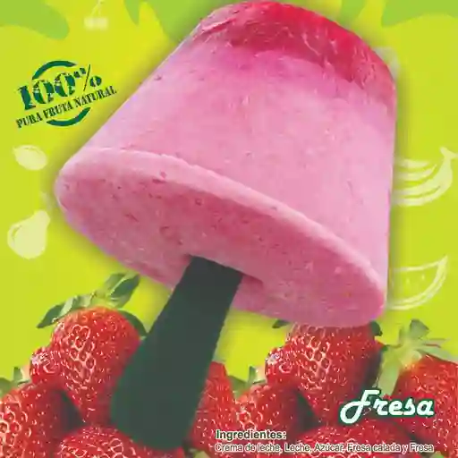 Helado de Fresa