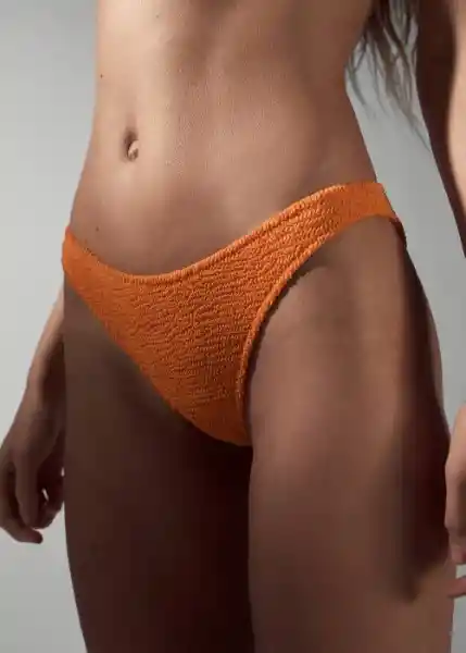 Braga Solene Naranja Talla S Mujer Mango