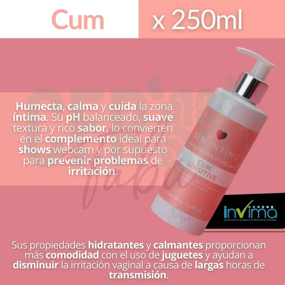 Lubricante Cum Sensitive X 250 Ml Sen Intimo
