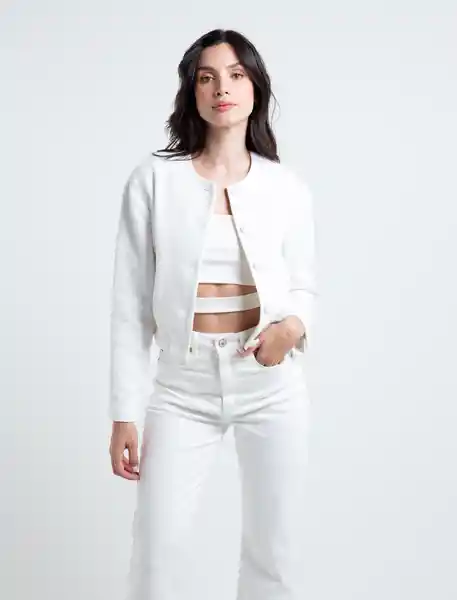 Chaqueta London Mujer Crudo Puro Claro Talla S Naf-Naf 