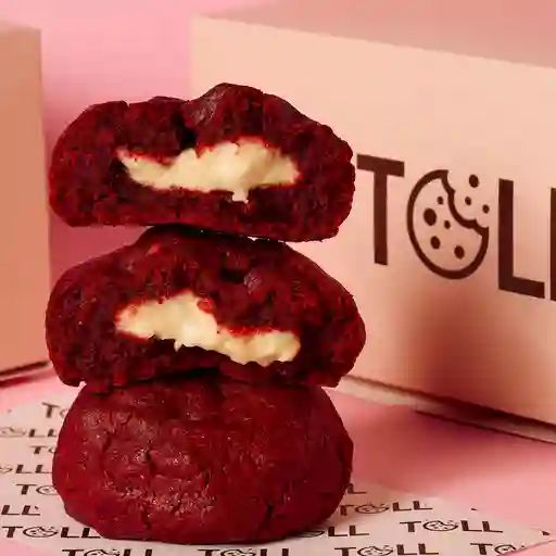 Galleta red velvet cheesecake