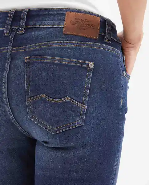 Jean Rusty Femenino Azul Clásico Oscuro Talla 10 Chevignon