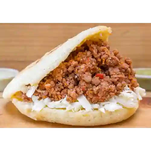 Arepa carne molida