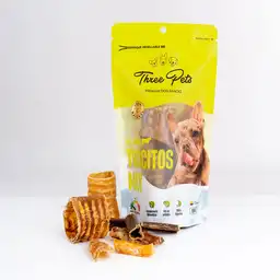 Three Pets Snacks para Perros Trocitos Mix de Res y Cerdo