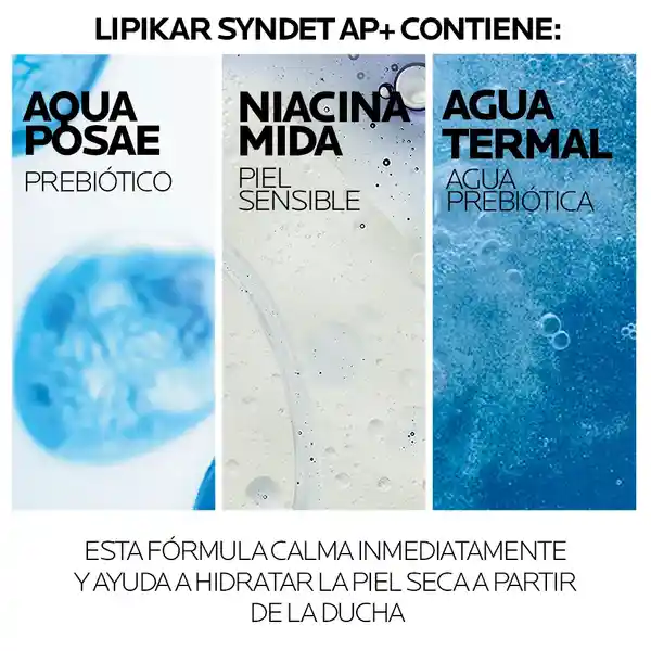 La Roche-Posay Gel de baño Lipikar Syndet Ap + 