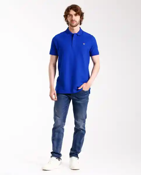 Camisa Polo Azul Rey Talla Xl Rifle190e000