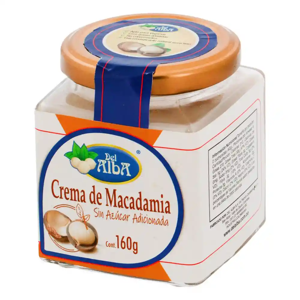 Del Alba Crema de Macadamia