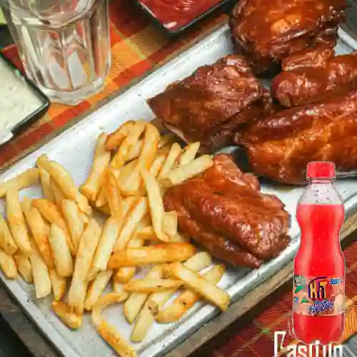 Combo Costillas de Cerdo + Hit Tropical 500 ml