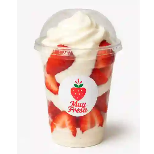 Fresas con Crema (grande - 16 Oz)